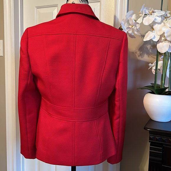 ✨🎄✨ LOUBEN RED BLAZER Size 10 NWOT - Picture 5 of 8